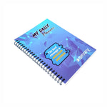 AMARY My Daily Planner – 160 Pages, 90 GSM, Wire-O Bound | Organize Your Day with To-Do Lists, Priorities, Goal & Wellness Tracker, Appointments, Deadlines, Reminders, Notes | Blue