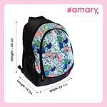 AMARY Dino Kids School Bag Small – Compact & Lightweight Backpack with Fun Dinosaur Design | Ideal for Preschool & Kindergarten