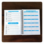 AMARY My Daily Planner – 160 Pages, 90 GSM, Wire-O Bound | Organize Your Day with To-Do Lists, Priorities, Goal & Wellness Tracker, Appointments, Deadlines, Reminders, Notes | Blue