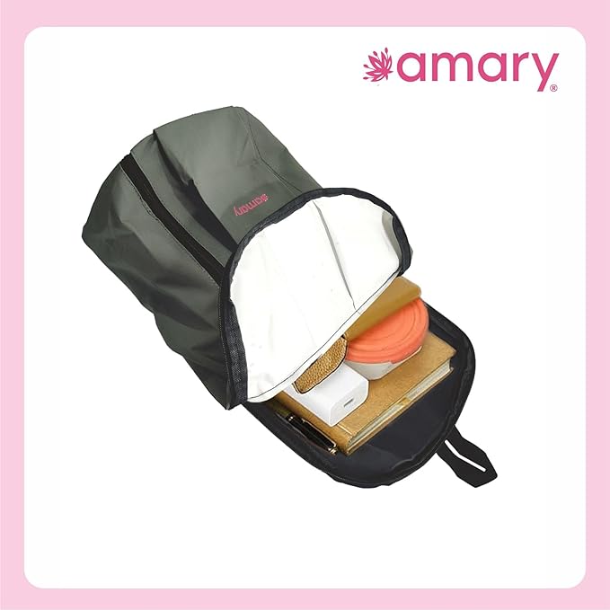 AMARY Compact Mini Backpack – Stylish, Lightweight & Durable Travel Bag for Everyday Use (Mehendi Green)
