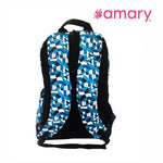AMARY Standard School & College Backpack | 1000D Water-Resistant Fabric | Durable, Lightweight & Spacious with 3 Compartments | YKK Runner & Nylon Stitching | Perfect for School, College & Travel