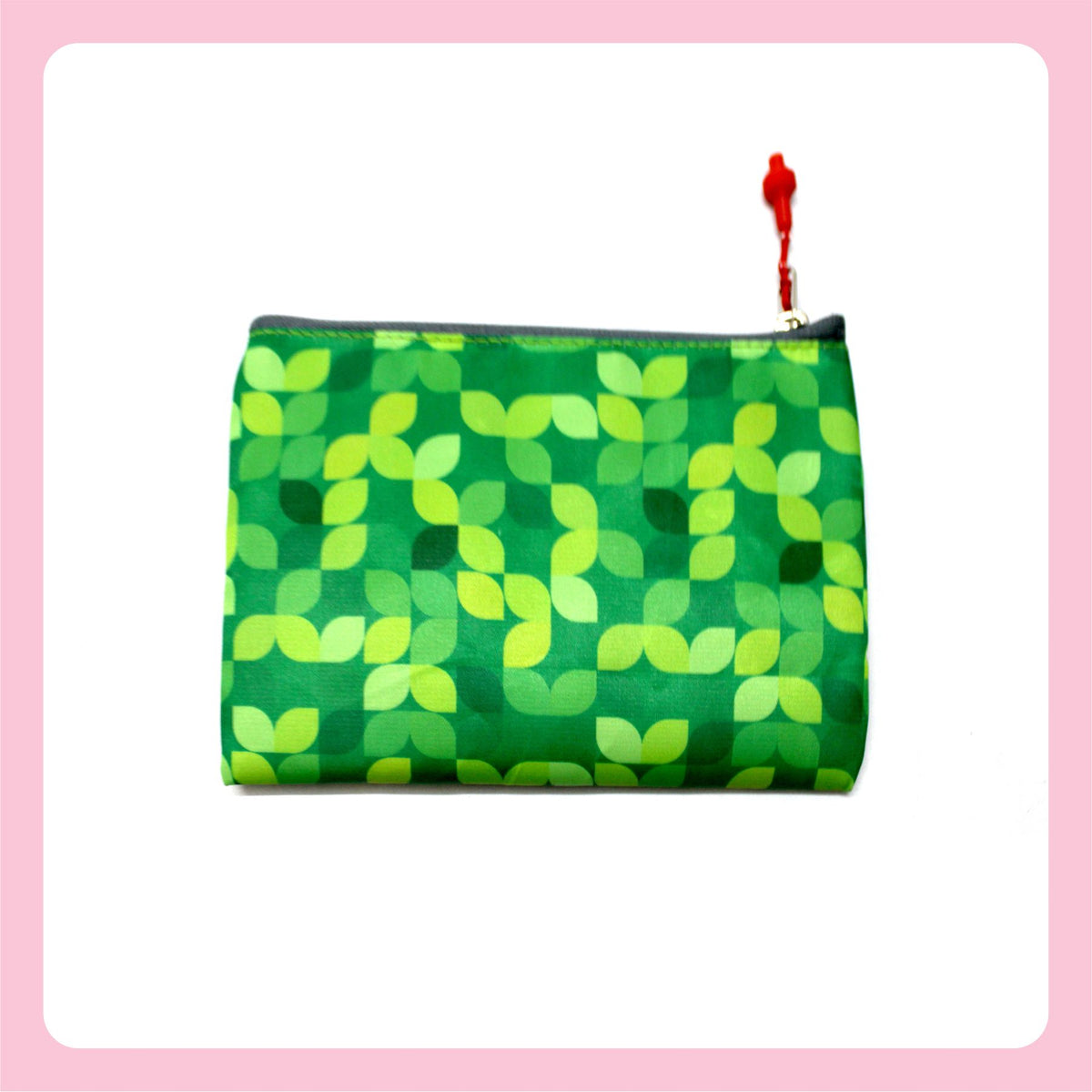 AMARY Multifunctional Pouch – Lightweight Matty Fabric Organizer with Zipper Compartment | Ideal for Work, School & Daily Use (Green)