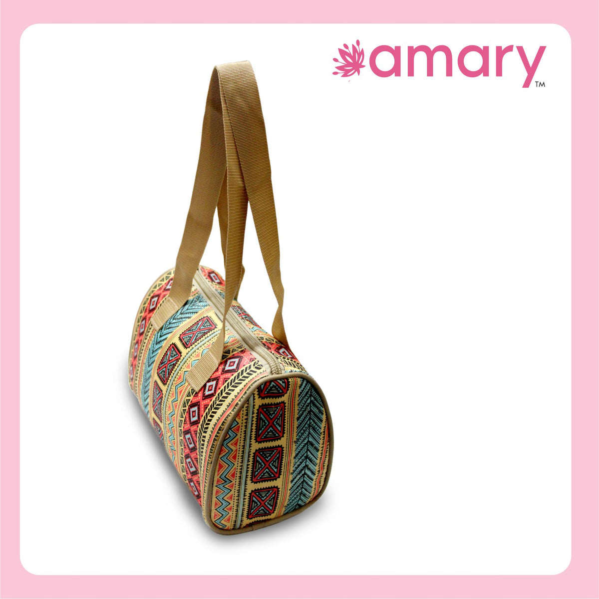 AMARY Women's Handbag – Lightweight Matty Fabric Shoulder Bag for Office & Daily Use