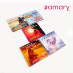 Amary MDF Fridge Magnet – Love, Courage & Growth | Quotes, Interactive, Funny & Intellectual Fridge Magnets | Gift and Decoration Gift| Set of 5