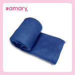 Amary Polar Fleece Blanket – Soft, Warm & Lightweight for Winter | Navy Blue Throw for Home, Travel & Outdoor Use