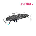 Amary Compact Folding Table Top Ironing Board/Table – Space saving portable Design, Lightweight, Pre-Assembled & User-Friendly (Assorted Design, 82cm x 31cm)