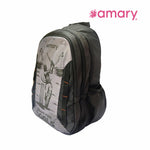 AMARY Powerplay Cricket Laptop Backpack | TM Dobby Water-Resistant Fabric | Durable, Spacious & Stylish | Laptop pad, 3 Compartments, YKK Runner & Nylon Stitching – Perfect for Work, Travel & Adventure