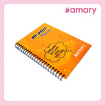 Amary My Daily Planner – 160 Pages, 90 GSM, Wire-O Bound | Organize Your Day with To-Do Lists, Priorities, Goal & Wellness Tracker, Appointments, Deadlines, Reminders, Notes (Orange )