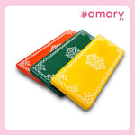 Amary Pooja Chowki | Wooden Palaka/Mane Pedestal for Puja and Diya stand |Traditional MDF Base with Intricate Design | Durable & Decorative | RectangleShape – Orange (Medium - 30cm x12cm)