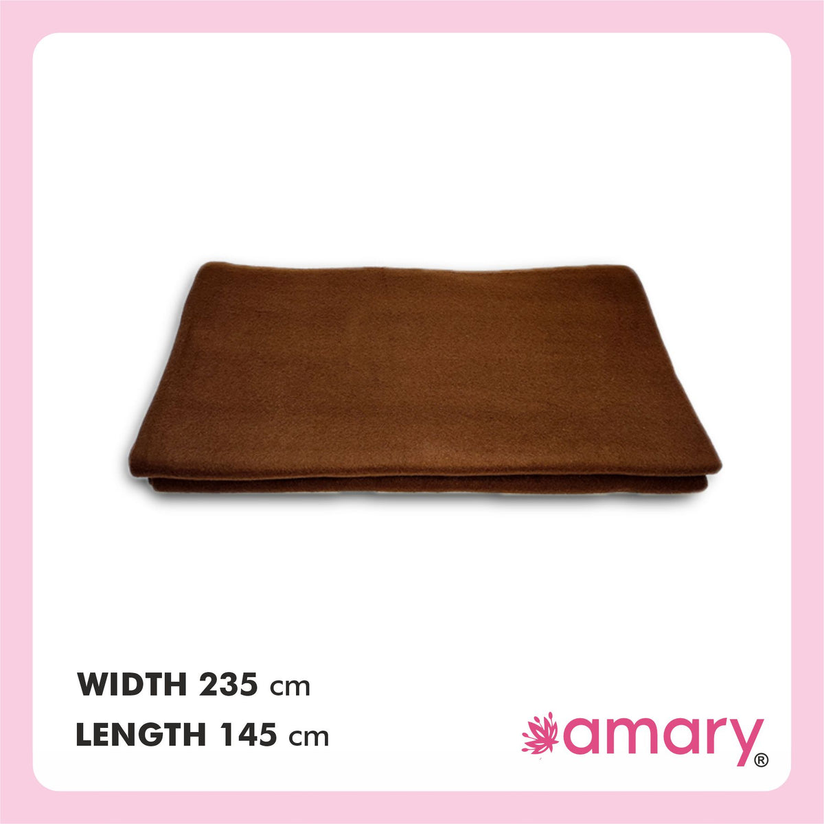 Amary Polar Fleece Blanket – Soft, Warm & Lightweight for Winter | Navy Blue Throw for Home, Travel & Outdoor Use