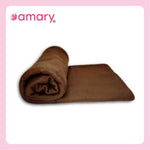 Amary Polar Fleece Blanket – Soft, Warm & Lightweight for Winter | Navy Blue Throw for Home, Travel & Outdoor Use