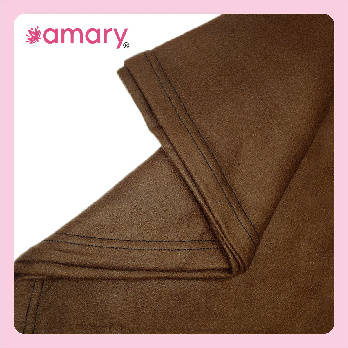 Amary Polar Fleece Blanket – Soft, Warm & Lightweight for Winter | Navy Blue Throw for Home, Travel & Outdoor Use