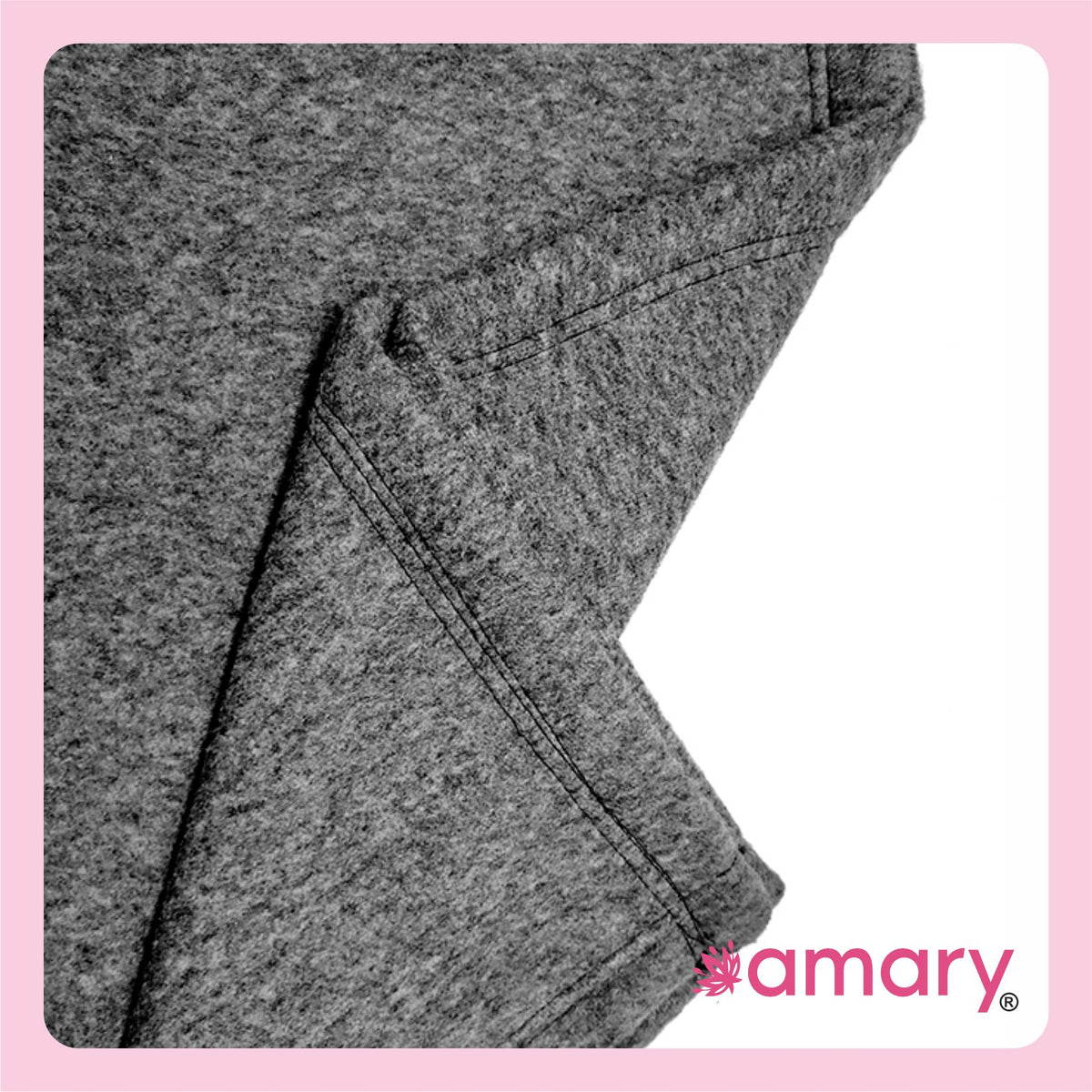 Amary Fleece Woolen Blanket – Soft, Warm & Lightweight All-Season Throw in Charcoal Grey
