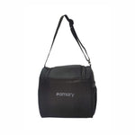 AMARY Lunch Bag | Water-Resistant PU Fabric | Durable, Lightweight & Spacious | YKK Zipper, Adjustable Strap, Nylon Thread | Ideal for Office, School & Travel (Red)