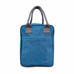 AMARY Lunch Bag | Special Light Material, Water Repellent, Insulated | Keeps Hot and Cold | Zipper & Sturdy Stitching | Spacious Tiffin Bag for Office, College, School, Outdoor & Picnic (Airport Blue, 8 Litre)