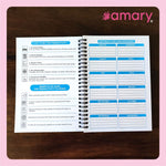 Amary My Daily Planner – 160 Pages, 90 GSM, Wire-O Bound | Organize Your Day with To-Do Lists, Priorities, Goal & Wellness Tracker, Appointments, Deadlines, Reminders, Notes (Orange )