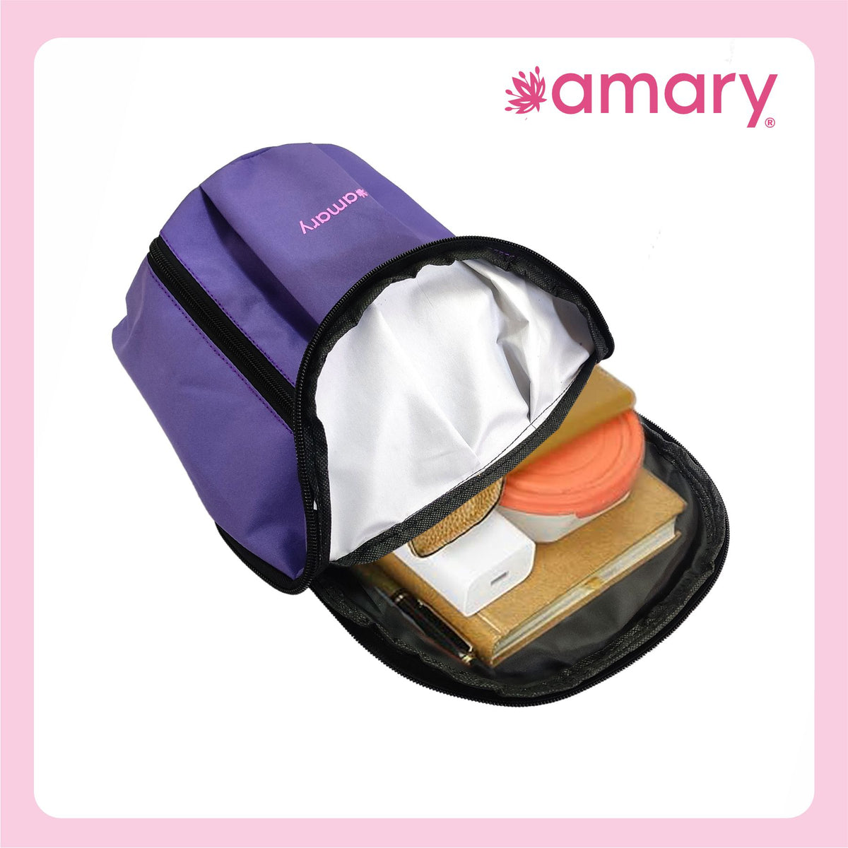 AMARY 10L Lightweight Backpack – Stylish Purple , Compact & Versatile
