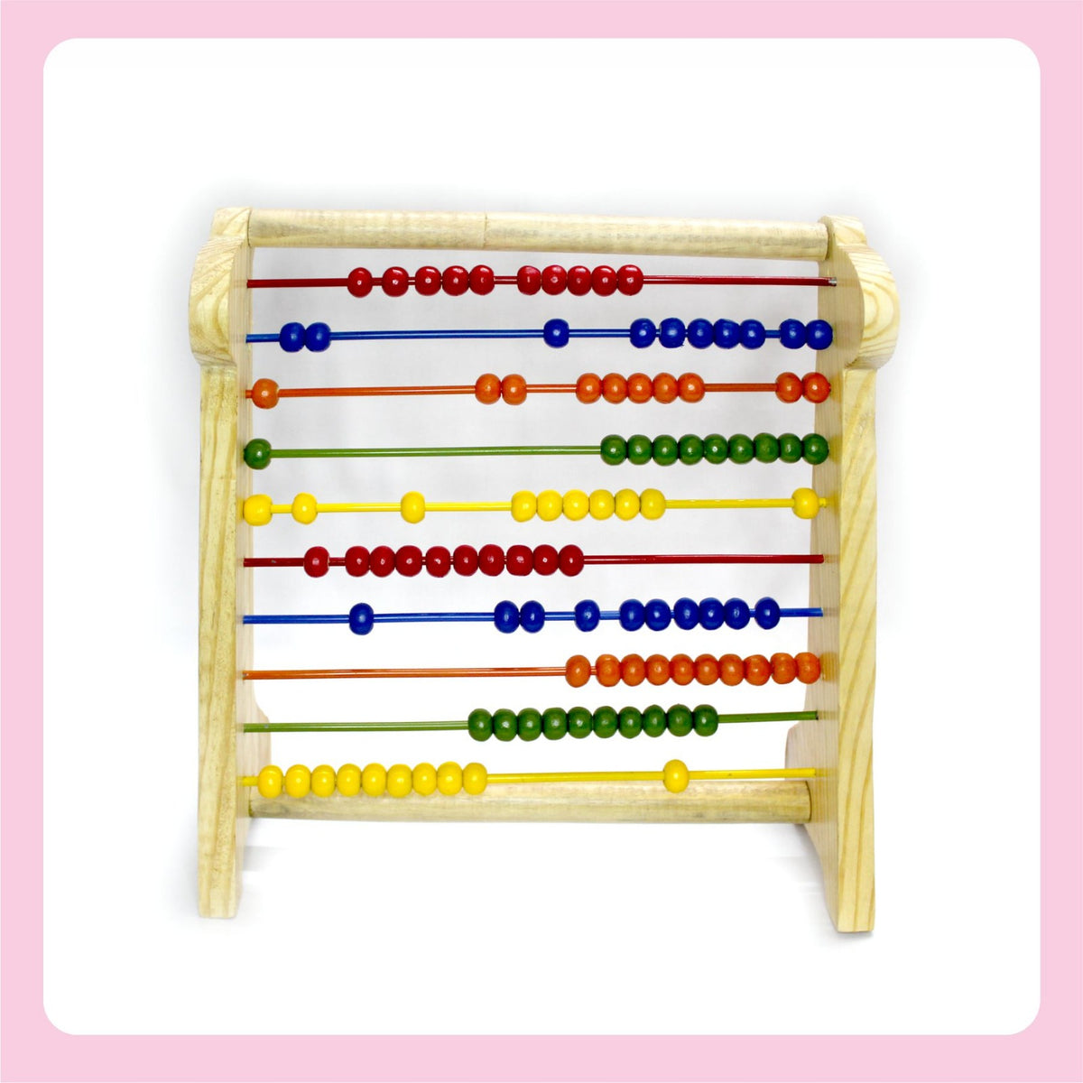 AVIAN Wooden Abacus Counting Game – Math Teaching Tool for Kids, Montessori Educational Toy (Multicolor)
