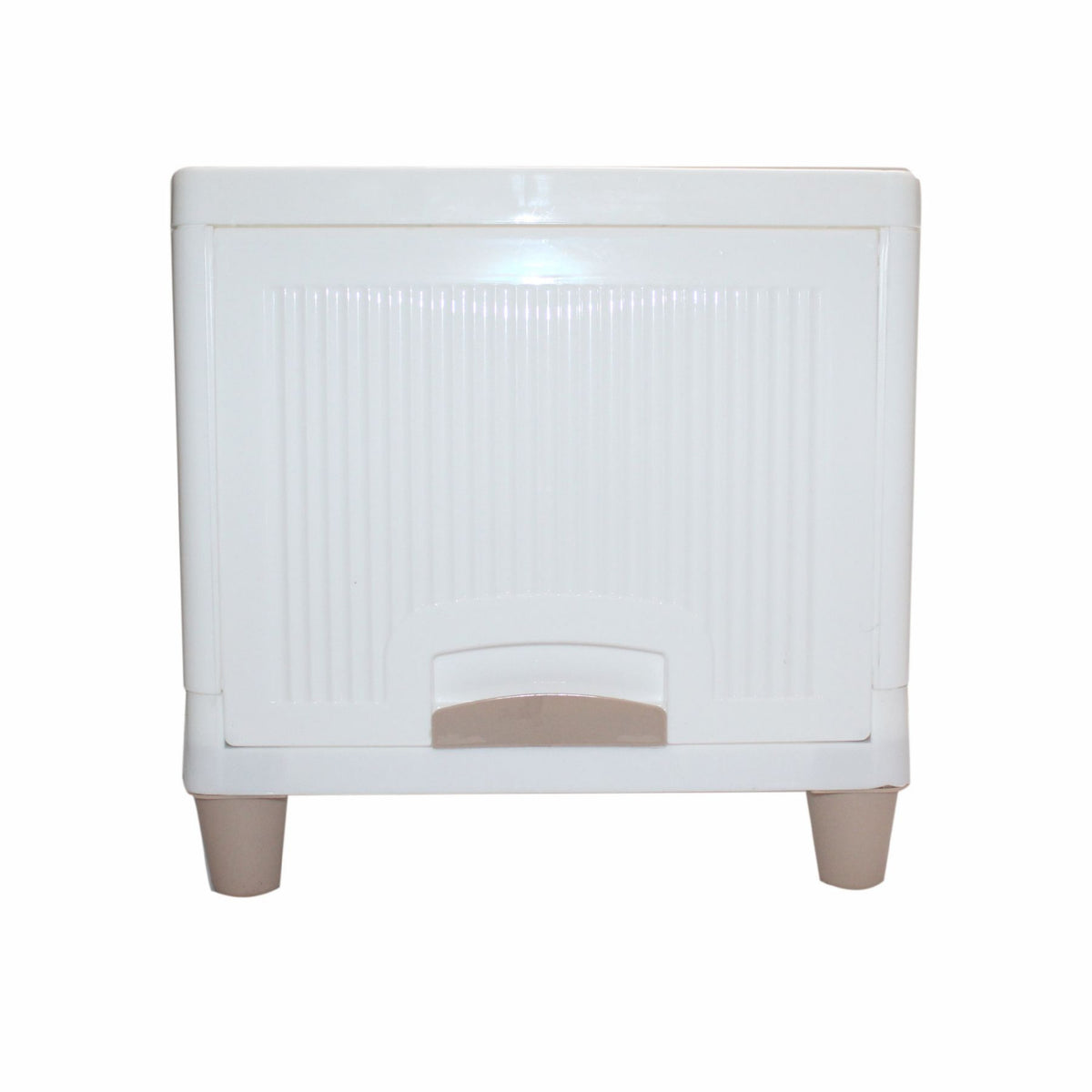 AMARY 1-Layer Cupboard Drawer Storage Box – Compact White Plastic Organizer for Clothes, Toys & Everyday Essentials