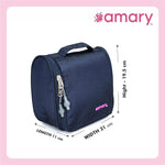 AMARY Travel Toiletry Bag – Lightweight, Water-Repellent Organizer Pouch for Men & Women (Gray)