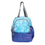 AMARY Lunch Bag with Front Pockets & Bottle Holder | Sturdy Light Weight Special Material | Water Repellent | Spacious Tiffin Bag, Lunch Bag, Storage Bag for All Purpose Needs (Football, Blue )