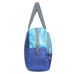 AMARY Lunch Bag with Front Pockets & Bottle Holder | Sturdy Light Weight Special Material | Water Repellent | Spacious Tiffin Bag, Lunch Bag, Storage Bag for All Purpose Needs (Football, Blue )