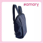 AMARY Sleek Mini Backpack – Stylish, Lightweight & Versatile Travel Bag for Daily Essentials (Navy Blue)