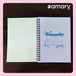 Amary My Daily Planner – 160 Pages, 90 GSM, Wire-O Bound | Organize Your Day with To-Do Lists, Priorities, Goal & Wellness Tracker, Appointments, Deadlines, Reminders, Notes | Saffron
