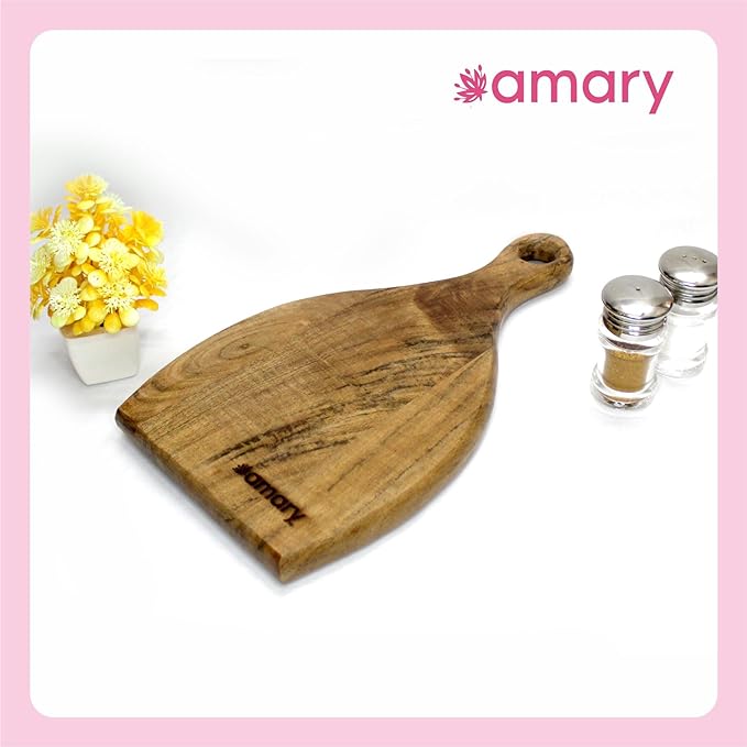 Amary Acacia Wood Chopping & Serving Board – Eco-Friendly Cutting Board for Vegetables, Fruits & Cheese