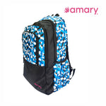 AMARY Standard School & College Backpack | 1000D Water-Resistant Fabric | Durable, Lightweight & Spacious with 3 Compartments | YKK Runner & Nylon Stitching | Perfect for School, College & Travel
