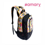 AMARY Standard School & College Backpack | 1000D Water-Resistant Fabric | Durable, Lightweight & Spacious with 3 Compartments | YKK Runner & Nylon Stitching | Perfect for School, College & Travel