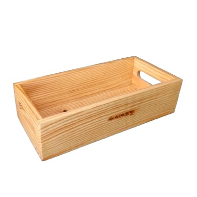 Amary Pine Wood Serving & Storage Tray – Handcrafted Eco-Friendly Organizer for Kitchen & Table Décor