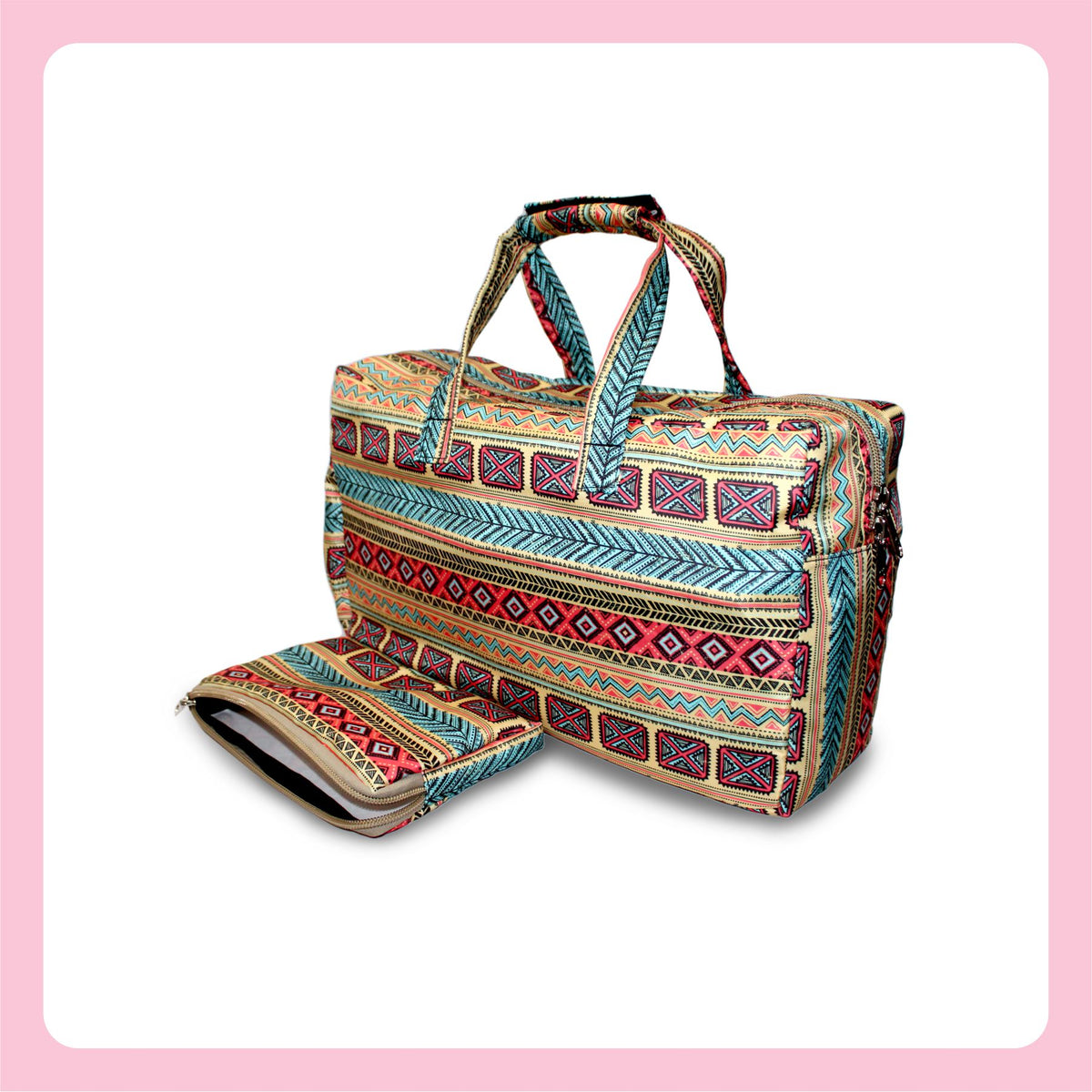 AMARY Women's Travel Duffle Bag – Stylish, Lightweight & Foldable for Easy Travel, Shopping & Daily Use