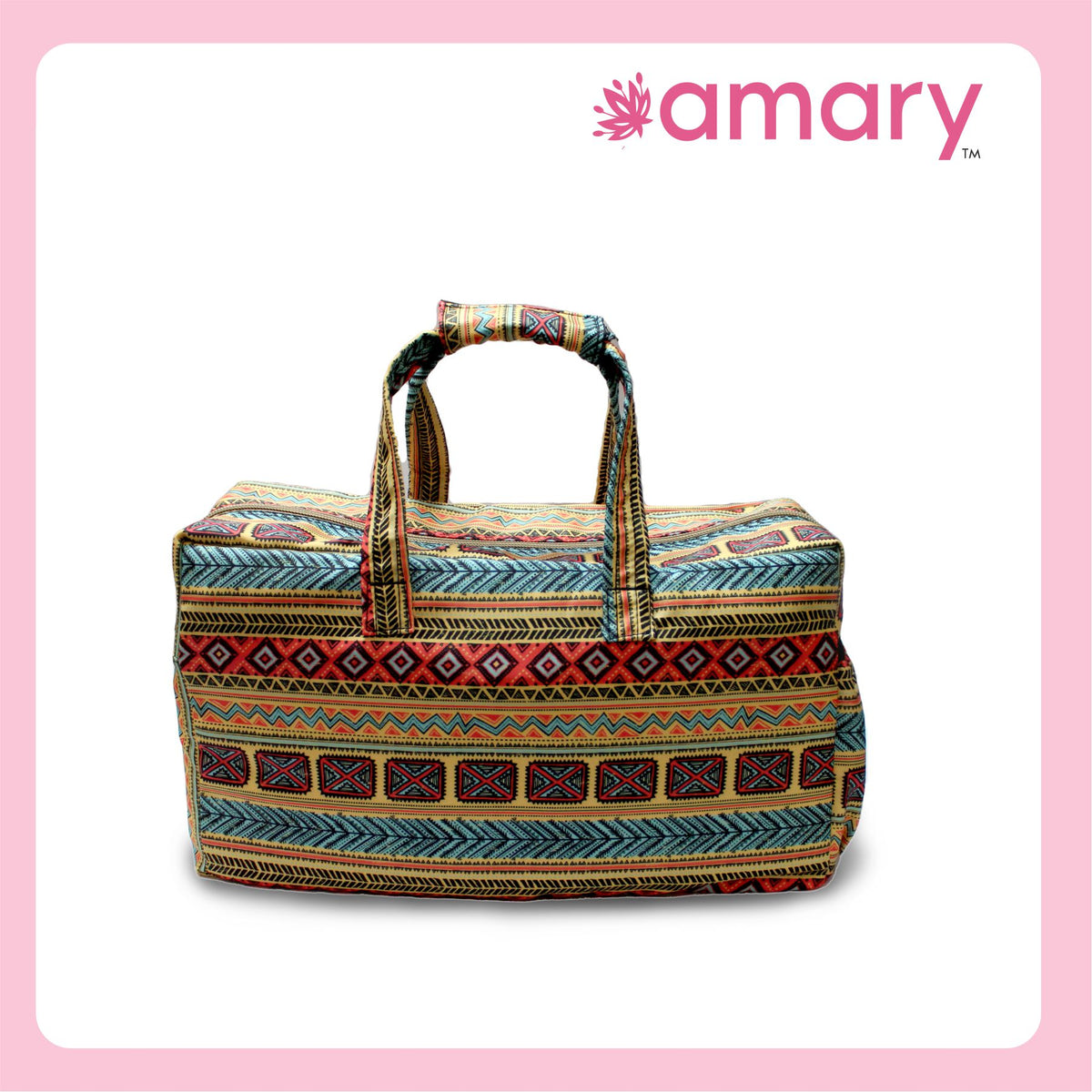 AMARY Women's Travel Duffle Bag – Stylish, Lightweight & Foldable for Easy Travel, Shopping & Daily Use